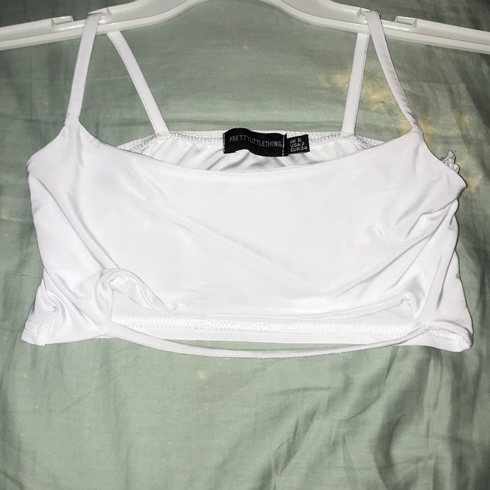 White pretty little things bralette